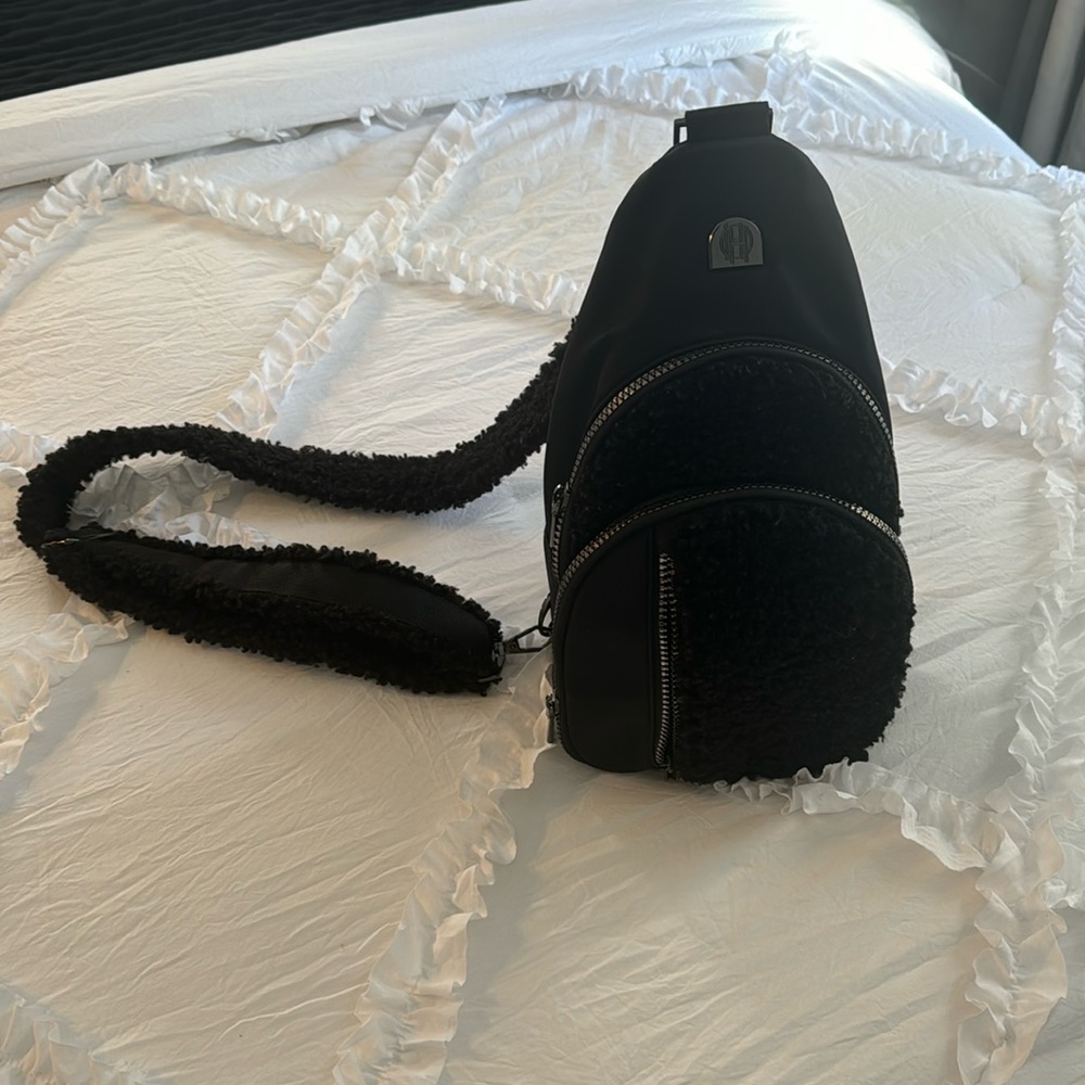 Black crossbody bag